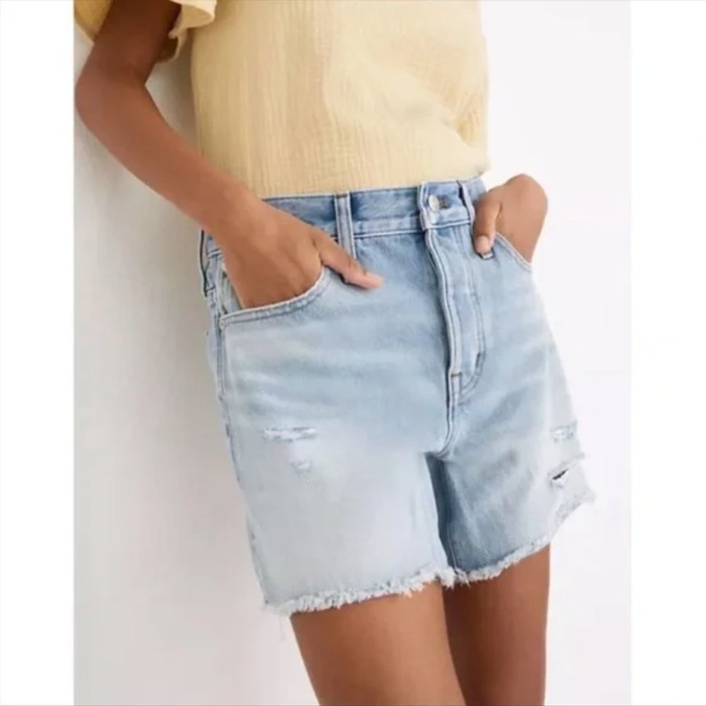 Madewell Relaxed Mid-Length Denim Short